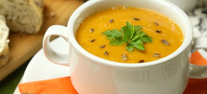суп пюре из тыквы с сельдереем рецепт