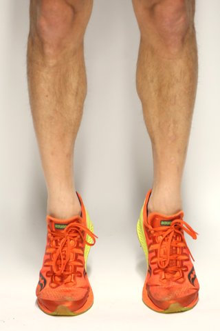 Calf raises front view