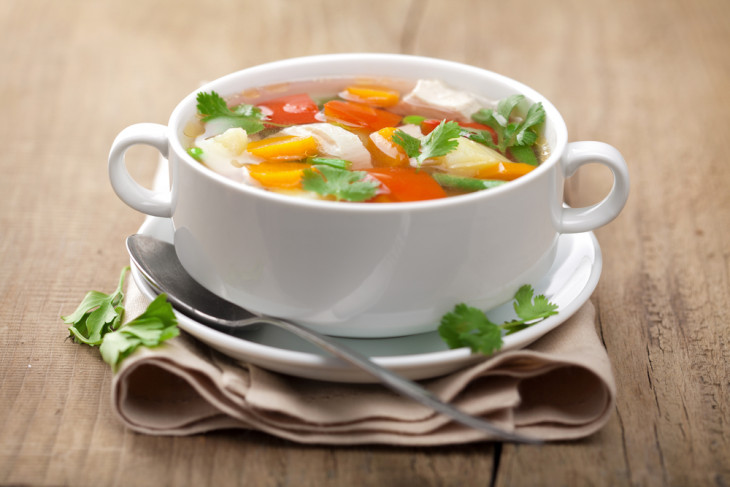овощной суп, диета на овощах
