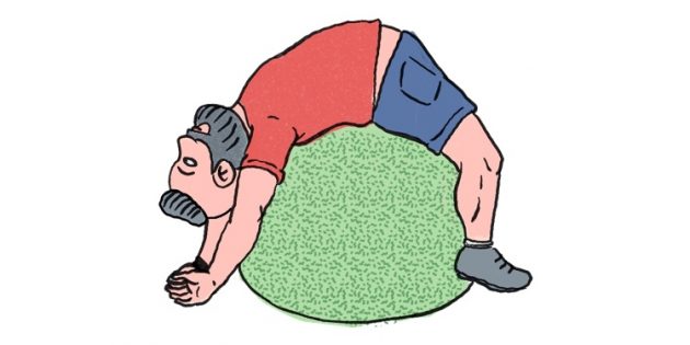 Как избавиться от боли в мышцах: упражнения с гимнастическим мячом