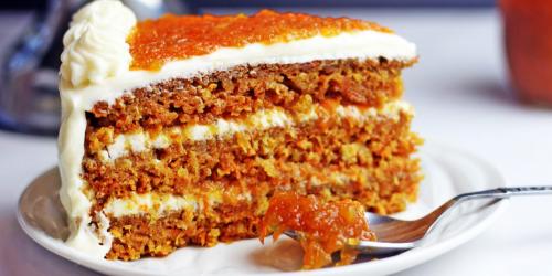 Диетический морковный торт с творожным кремом рецепт. Низкокалорийные рецепты: Морковный торт с бананово-творожным кремом 