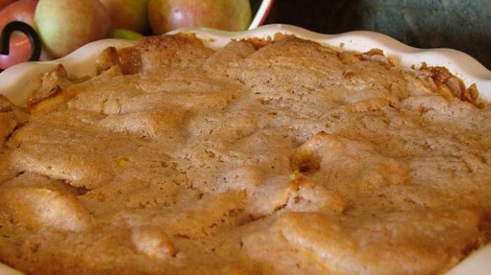 диетический пирог с яблоками и творогом рецепт