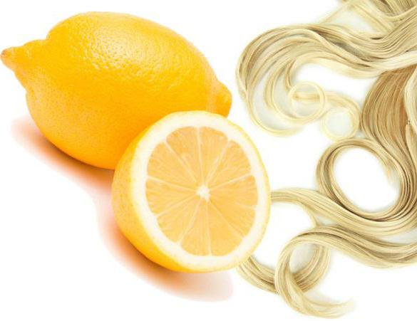 лимон для волос