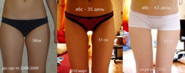 Результаты диеты АБС — фото похудения