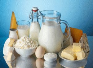 Молочные продукты могут входить в меню