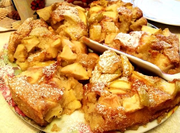 Диетическая шарлотка с яблоками рецепт с фото пошагово в духовке