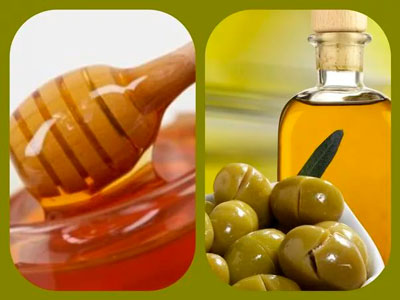 Рецепт маски: мед и оливковое масло