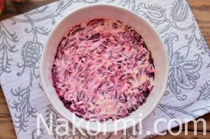 Селедка под шубой без моркови