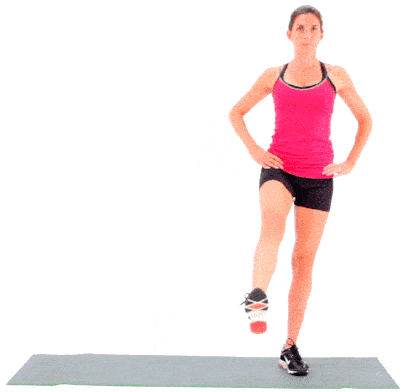 Упражнение для ягодиц приседания на одной ноге (Single-Leg Squat)