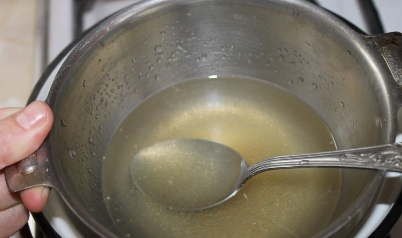 рецепт крема из желатина