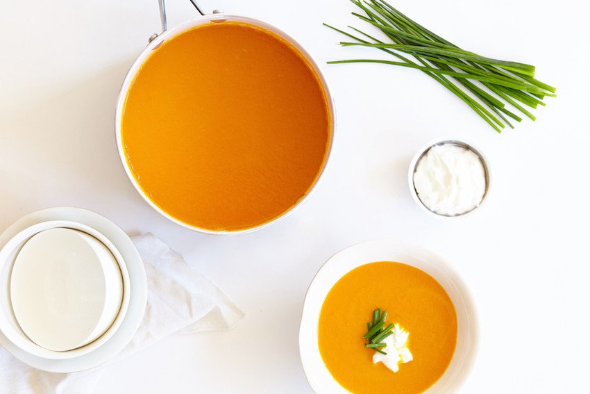 морковно-имбирный суп