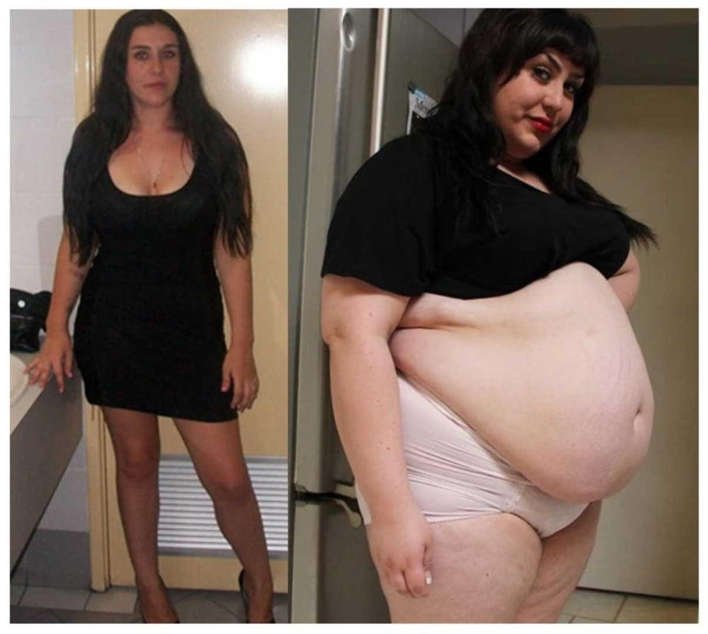 фиди до и после набора веса девушки в одинаковой одежде