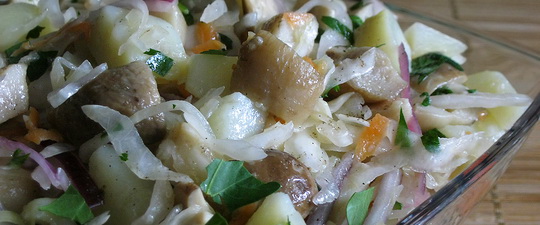 Капустный салат для похудения рецепт