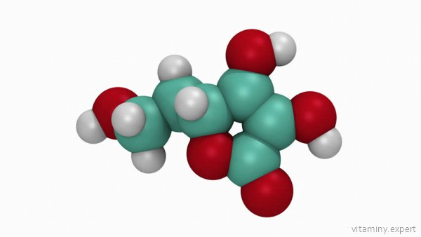 Молекула аскорбиновой кислоты