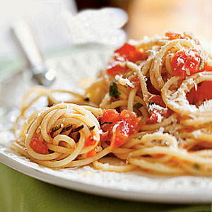 углеводный день спагетти с томатами