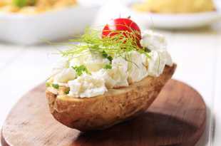 Jacket Potato with Cottage Cheese