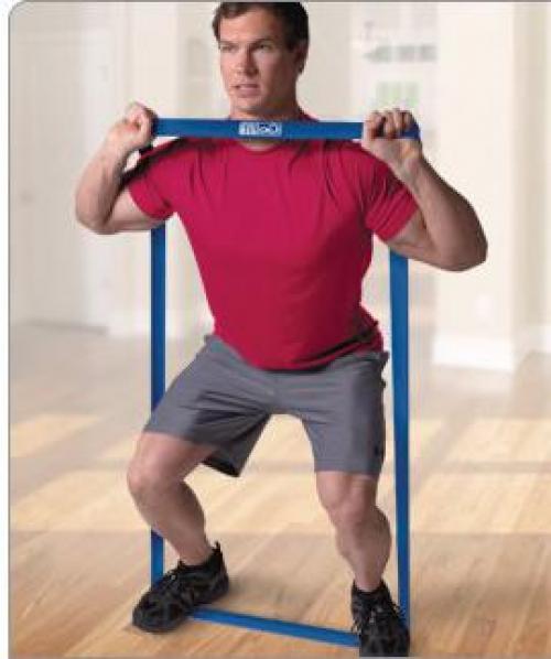 Упражнения с резиновой лентой для мужчин. Тренировка с резиновой лентой. Техника выполнения упражнений 01